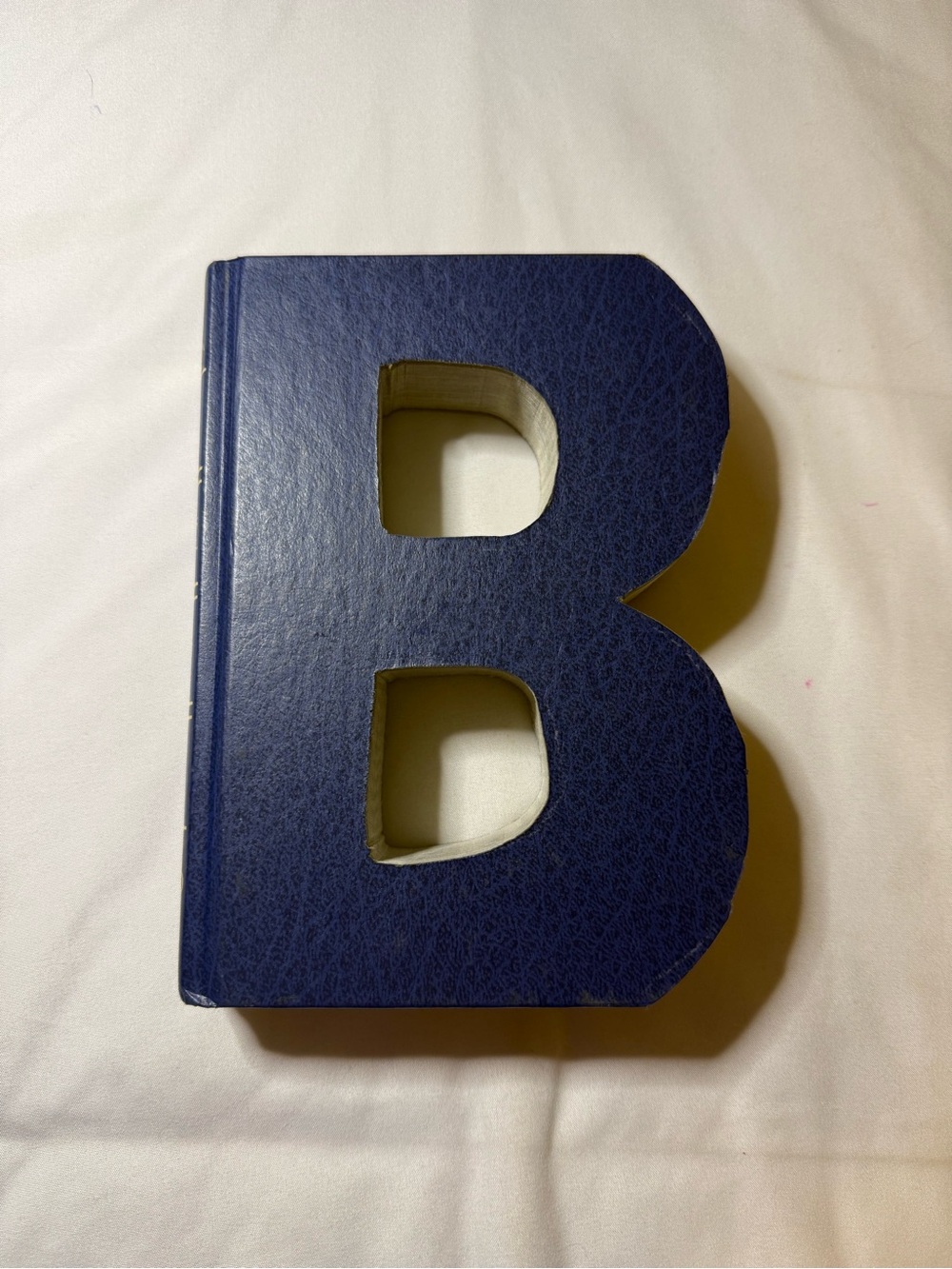 Blue Letter B Book-Shaped - Home Office Accent